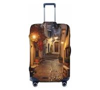XTYGETY Funda protectora para maletas de 18 a 32 pulgadas, diseño italiano con estampado de calle vieja, Black, S