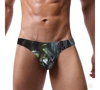 XTYGETY Gothic Fairy Garden01 - Calzoncillos tipo bikini para hombre, talle