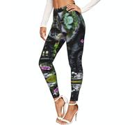 XTYGETY Gothic Fairy Garden02 - Pantalones de yoga para mujer con estampado, Negro, S