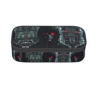 XTYGETY Hacker Era - Estuche de tela Oxford para lápices, marcadores, oficina, universidad, almacenamiento de bolígrafos