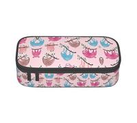 XTYGETY Naughty Sloth - Estuche de tela Oxford para lápices, marcadores, oficina, universidad, almacenamiento de bolígrafos