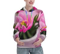 XTYGETY Spring Is In The Air - Sudadera con capucha para mujer | Sudadera con capucha para mujer, de manga larga, con bolsillo, de gran tamaño, cómoda, para otoño, ropa de mujer