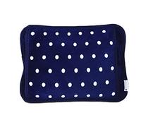 XTYPE Bolsa de agua caliente Calentador de mano de invierno eléctrico Botella de agua caliente Mano Po Insertado Carga eléctrica Bolsa de agua caliente (Color: Dot azul profundo)