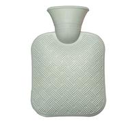 XTYPE Bolsa de agua caliente duradera calentador de invierno bolsa de agua caliente multiusos botella de agua caliente de látex (color: verde)