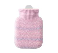 XTYPE Botella de agua caliente de silicona bolsa de agua caliente palacio calentadores de manos mini portátil a prueba de explosiones felpa cálida estudiantes (color: C)