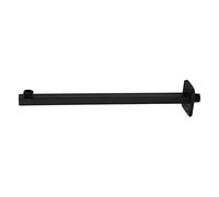 XTYPE Brazo de ducha de 45 cm para baño cuadrado montado en la pared, tubo de extensión de latón negro, accesorios de tubería de baño, 35 cm, 1 unidad (color: negro, tamaño: 50 cm)