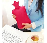 XTYPE Calentador de agua caliente botella de llenado de goma gruesa bolsa de agua caliente calentador práctico botellas de agua de calentamiento calentador de manos y calentador de pies (color: bolsa mediana)