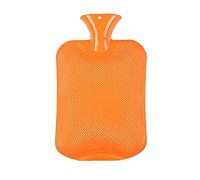 XTYPE Calentador de manos reutilizable linda botella de agua caliente llena de vientre mini a prueba de explosiones portátil invierno (color: naranja)