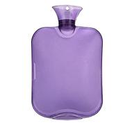 XTYPE Nueva botella de agua caliente transparente de alta densidad PVC a prueba de explosiones bolsa de agua caliente para masaje cuidado de la salud (color: morado)