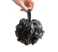 XTYPE Preto de bambu carvão vegetal banho adulto flor banho macio malha espuma esponja banho bolha bola pele ferramenta limpa acessório do banheiro
