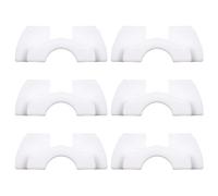 Xuancai 6 almohadillas de goma amortiguadoras de horquilla delantera para scooter eléctrico, reductores de vibraciones, amortiguadores de vibraciones, amortiguadores de goma duraderos, espaciador de