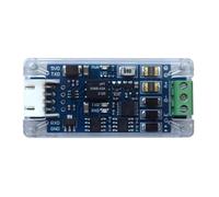 Xuancai Adaptador de aislamiento de placa convertidora serializada de 5 V/3,3 V a RS485 con cable preciso para programadores e ingenieros de comunicación de velocidad rápida