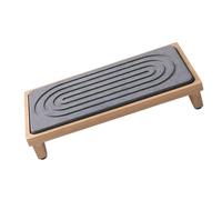 Xuancai Bandeja De Bambú Seca Rápida con Agujeros Drenaje para Estantes Ducha La Zona del Fregadero Decoración del Hogar Absorbente Madera