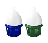 Xuancai Bebedero de plástico para pájaros para palomas, alimentador de agua portátil para pájaros, contenedor de agua automático duradero para palomas, 4 tamaños, fuente de plástico automática para