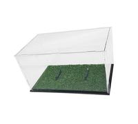 Xuancai Caja de soporte de baloncesto de sóftbol para organización y exhibición, vitrina de fútbol, caja de exhibición transparente de acrílico con soporte, soporte de fútbol, funda transparente para