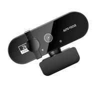 Xuancai Cámara web W66 con puerto USB y enfoque automático 1080P/2K/4K opcional para entusiastas del trabajo remoto y la transmisión en vivo