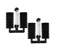 Xuancai Cartuchos silenciosos para filtro de acuario, esponja para filtración, biofiltro, accesorios (2 unidades)