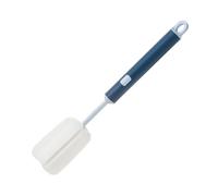 Xuancai Cepillo de esponja con cabezal extraíble y mango largo para limpiar profundamente recipientes de cristalería y artículos del hogar, limpiador desmontable para eliminar manchas