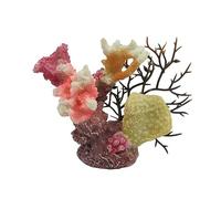 Xuancai Decoración de arrecife artificial para acuario, criatura marina, terrario, hábitat subacuático, plantas artificiales