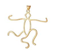 Xuancai Elegante colgante hueco con bisel de aleación de aleación para soporte de exhibición de collares, S, como se describe, como se describe