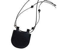 Xuancai Elegante collar con colgante de cuero para auriculares y cambio y accesorio de moda para uso diario