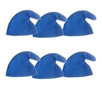 Xuancai Juego de 6 sombreros de fiesta de elfos coloridos para Navidad, hechos a mano, coloridos, unisex, accesorios de juego de rol