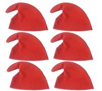 Xuancai Juego de 6 sombreros de fiesta de elfos coloridos para Navidad, hechos a mano, coloridos, unisex, accesorios de juego de rol