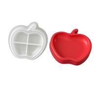 Xuancai Moldes de silicona con forma de fruta, moldes de bandeja de resina de frutas para hacer bandeja de almacenamiento, decoración de yeso, fundición de resina, hornear, chocolate, caramelos