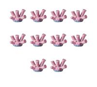 Xuancai Paquete de 10 corales artificiales para plantas de agua submarinas, peceras, acuarios, decoración para peceras y decoración de paisajes