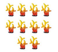 Xuancai Paquete de 10 corales artificiales para plantas de agua submarinas, peceras, acuarios, decoración para peceras y decoración de paisajes