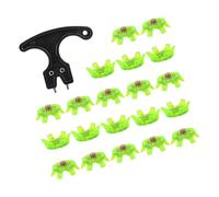 Xuancai Paquete de 21 tacos de golf de polímero de durabilidad para clima húmedo estables para zapatos de golf para actividades al aire libre de alto agarre