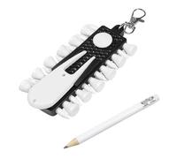 Xuancai Portabicicletas portátiles para palos de golf con 12 portalápices Divot, llavero fácil de usar, accesorio de golf, regalo de golf