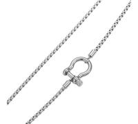 Xuancai Ti Steel - Collar unisex con mosquetón, acabado chapado en oro, decoración para el cuello para todos los días, accesorio de moda con personalidad, One Size, como se describe, como se describe