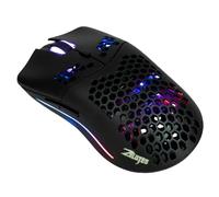XuanGui C7 - Ratón para juegos con cable, diseño de panal, sensor ajustable de 16000 DPI, 7 botones programables, RGB dinámico, ratones ultraligeros para juegos para PC y portátil