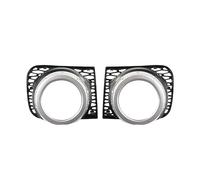 Xuanqingyi Store 1 par de luces antiniebla delanteras, marco lámpara, cubierta anillo LR018234 LR018245, compatible con RangeRover L322 2010-2012 Carcasas para faros