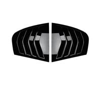 Xuanqingyi Store Embellecedor divisor de alerón de ventana lateral trasera de coche compatible con B*MW E90 320i 330i 325i M3 2005-2011 accesorios para carrocería(Glossy black)