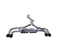 Xuanqingyi Store Silenciador de escape deportivo compatible con Q7/Q7L 3.0T 2019-2022 con tecnología de válvulas mejorada(In the after)