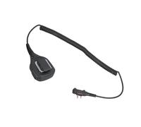 Xuanxi Altavoces de radio bidireccional con clip trasero, puerto de 3,5 mm, micrófono de repuesto para IC-F1000 IC-F2000, accesorio de comunicación por radio