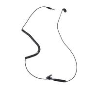 Xuanxi Auricular de 3,5 mm con cable de extensión de 3,5 mm para teléfono, reproductor de MP3, computadora, portátil, auriculares de una sola cara con micrófono