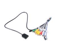 Xuanxi Cable de música integrado para navegación y visión trasera para sistemas de cableado estéreo de coche