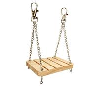 Xuanxi Cama colgante para hámster para animales pequeños, juguete estimulante para jaula de mascotas, accesorio para alimentar ejercicios y estimulaciones mentales