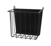 Xuanxi Comedero de heno de metal resistente para mascotas pequeñas, base antiderrames y soporte de jaula que ahorra espacio, estante de metal para jaulas de mascotas