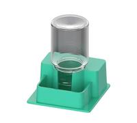 Xuanxi Comedero para reptiles con recarga automática y botella transparente de supervisión, eficiente en el espacio para tortugas, lagartos, cuenco automático para mascotas Greezz