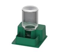 Xuanxi Comedero para reptiles con recarga automática y botella transparente de supervisión, eficiente en el espacio para tortugas, lagartos, cuenco automático para mascotas Greezz