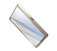 Xuanxi Funda protectora de metal con bloqueo con vidrio inastillable y cobertura completa para protector de tarjetas coleccionables graduadas