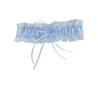 Xuanxi Liga de muslo para cosplay con lazo para una banda elástica versátil, accesorios de cosplay, bandas elásticas azules para muslos, e, Talla única