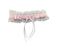 Xuanxi Liga de muslo para cosplay con lazo para una banda elástica versátil, accesorios de cosplay, bandas elásticas azules para muslos, D, Talla única