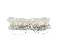 Xuanxi Liga de muslo para cosplay con lazo para una banda elástica versátil, accesorios de cosplay, bandas elásticas azules para muslos, beige, Talla única