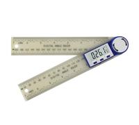 Xuanxi Medidor digital con pantalla LCD de 0,05°, herramienta de medición para carpintería y construcción, regla transportadora electrónica