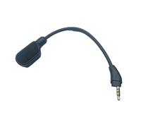 Xuanxi Micrófono de repuesto para auriculares de juego de 3,5 mm, accesorios de micrófono de respaldo desmontable